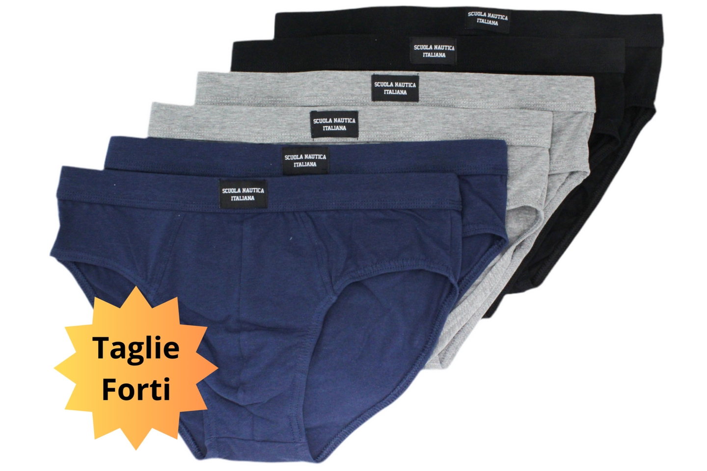 Slip Uomo Scuola Nautica Italiana SNI867MAX - 6pezzi - Unicoshop