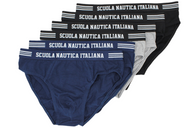 Slip da Uomo Intimi in Cotone - Alta Qualità e Stile Fashion
Scopri i nostri slip da uomo intimi in cotone, un mix perfetto di alta qualità e design fashion. Questi slip parigamba in cotone elasticizzato sono progettati per offrire una vestibilità aderente e un comfort senza pari, rendendoli ideali per ogni occasione, dalle festività di Natale al Capodanno.
Caratterizzati da cuciture piatte a vista in bianco e un elastico logato con vita regolare, questi slip uomo in cotone elasticizzato offrono un look .