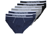 Slip Uomo di Alta Qualità - Comfort e Stile per Ogni Occasione
Scopri il nostro esclusivo set di Slip Uomo realizzati in morbido puro cotone e progettati per garantire il massimo comfort. Ogni paio presenta un logo con cuciture piatte a contrasto colore, che aggiunge un tocco di stile unico. La vita regolare e il cotone elasticizzato assicurano una vestibilità perfetta, rendendo questi slip ideali per l'uso quotidiano.
Questo set include 6 pezzi di mutande da uomo, perfetti per chi cerca un'intimo qualità.