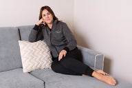 Tuta a pois da donna in felpa - HM208