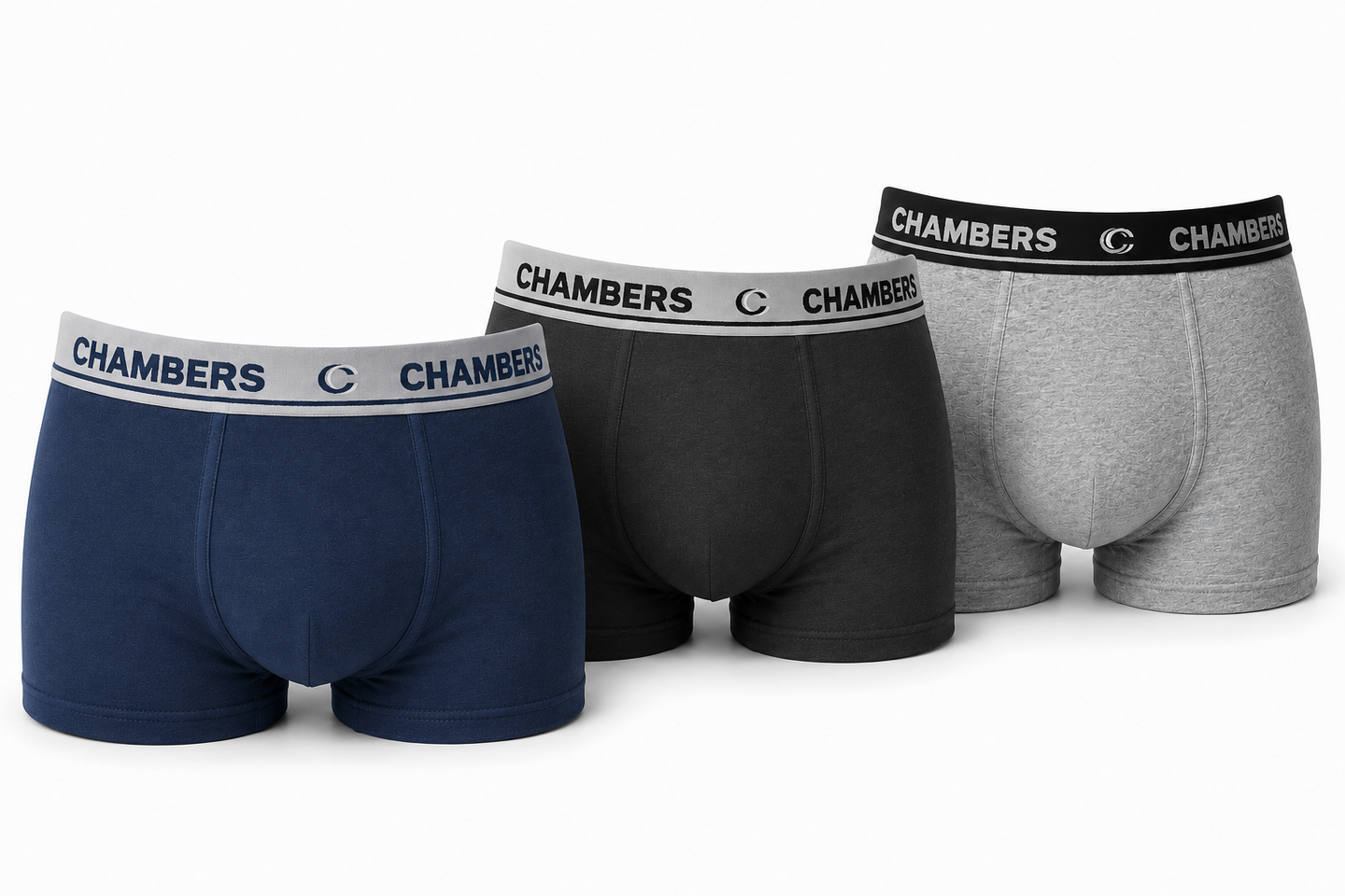 Boxer Uomo Chambers elasticizzato CH220 - 3pezzi