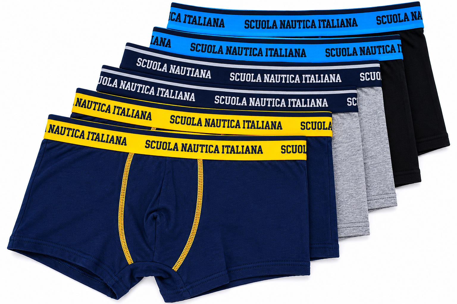 Boxer Uomo Moda Scuola Nautica Italiana SNI2308 - 6pezzi