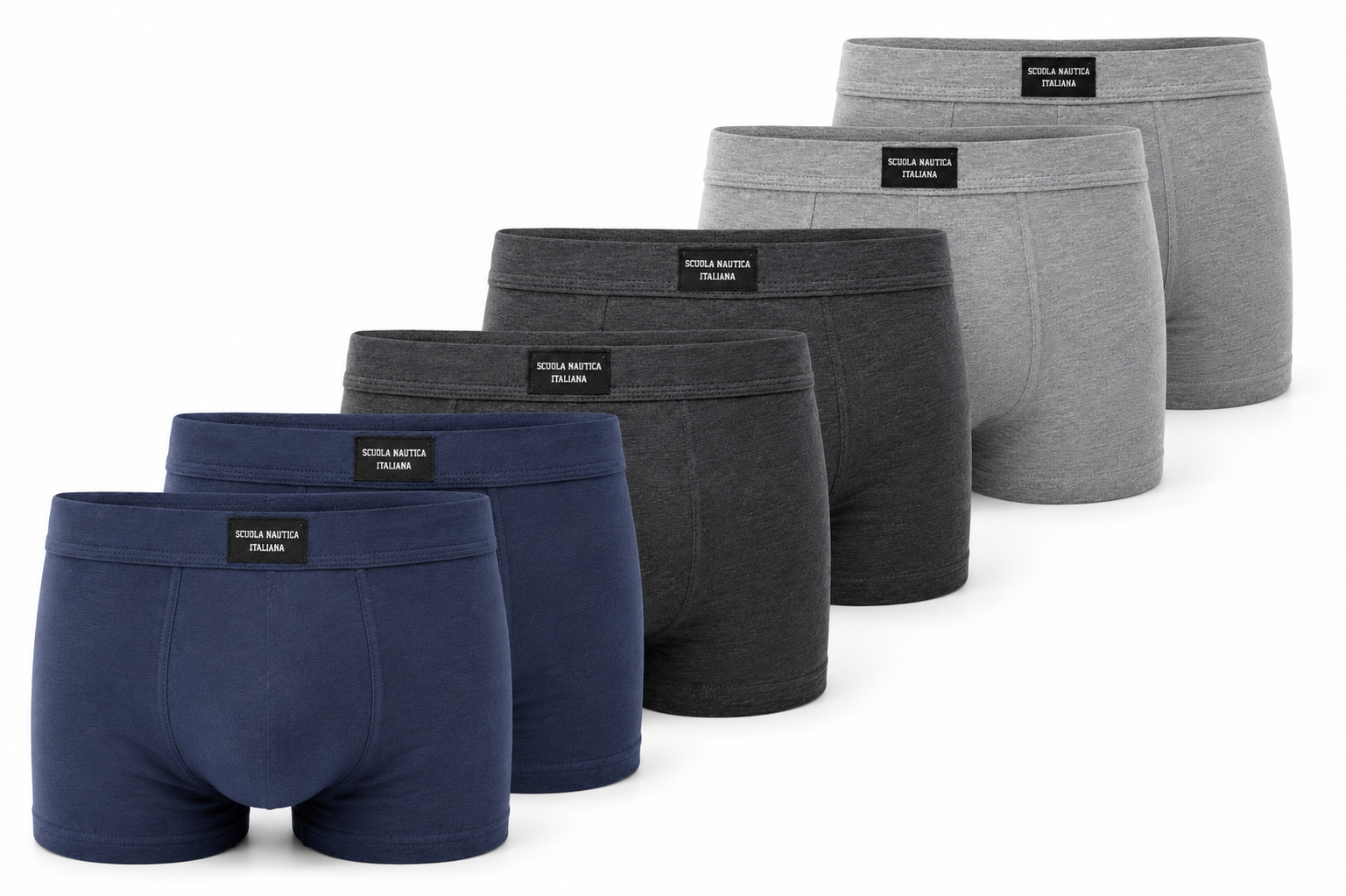 Boxer Uomo Scuola Nautica Italiana SNI866 - 6pezzi