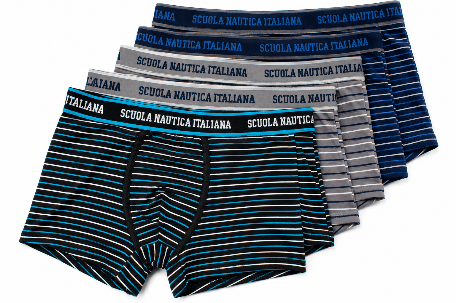Boxer Uomo Moda Scuola Nautica Italiana SNI2330 - 6pezzi