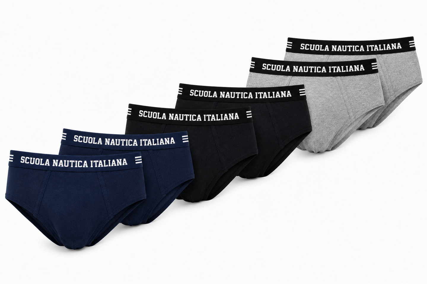 Slip Uomo Scuola Nautica Italiana SNI869 - 6pezzi