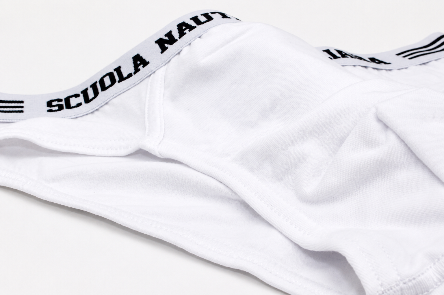 Slip Uomo Bianco Scuola Nautica Italiana SNI869 - 3pezzi