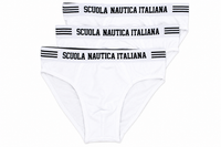 Slip Uomo Bianco Scuola Nautica Italiana SNI869 - 3pezzi
