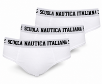 Slip Uomo Bianco Scuola Nautica Italiana SNI869 - 3pezzi