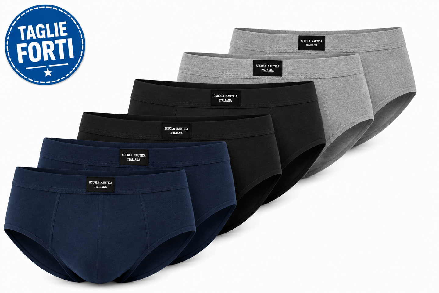 Slip Uomo Oversize Scuola Nautica Italiana SNI867MAX - 6pezzi