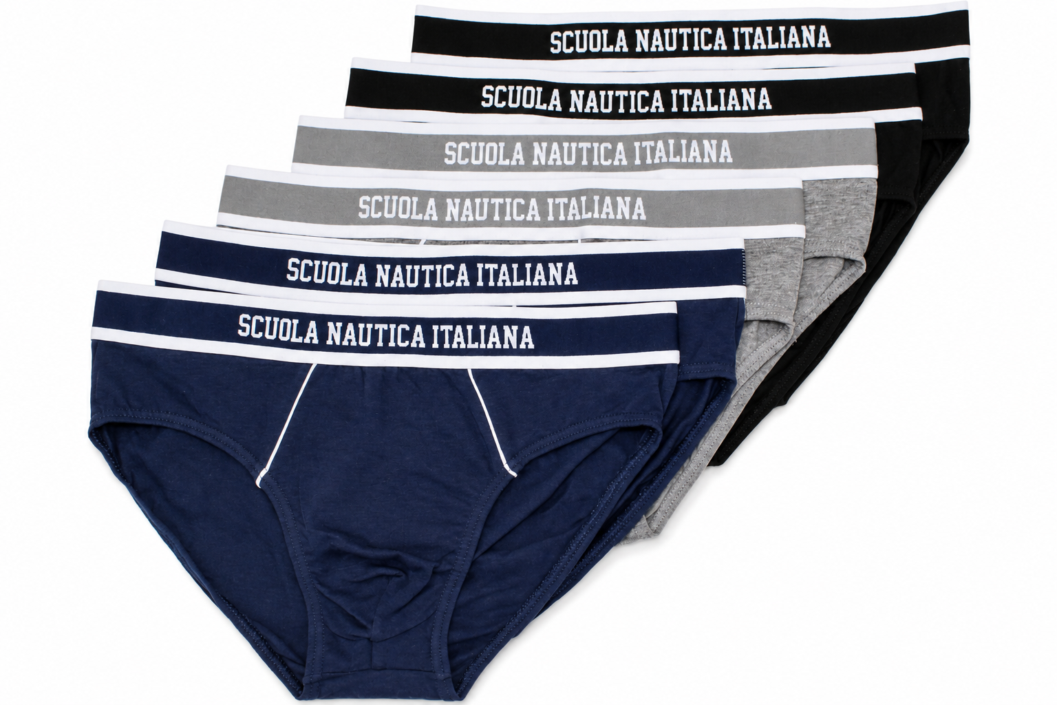 Slip Uomo Scuola Nautica Italiana SNI871 - 6pezzi