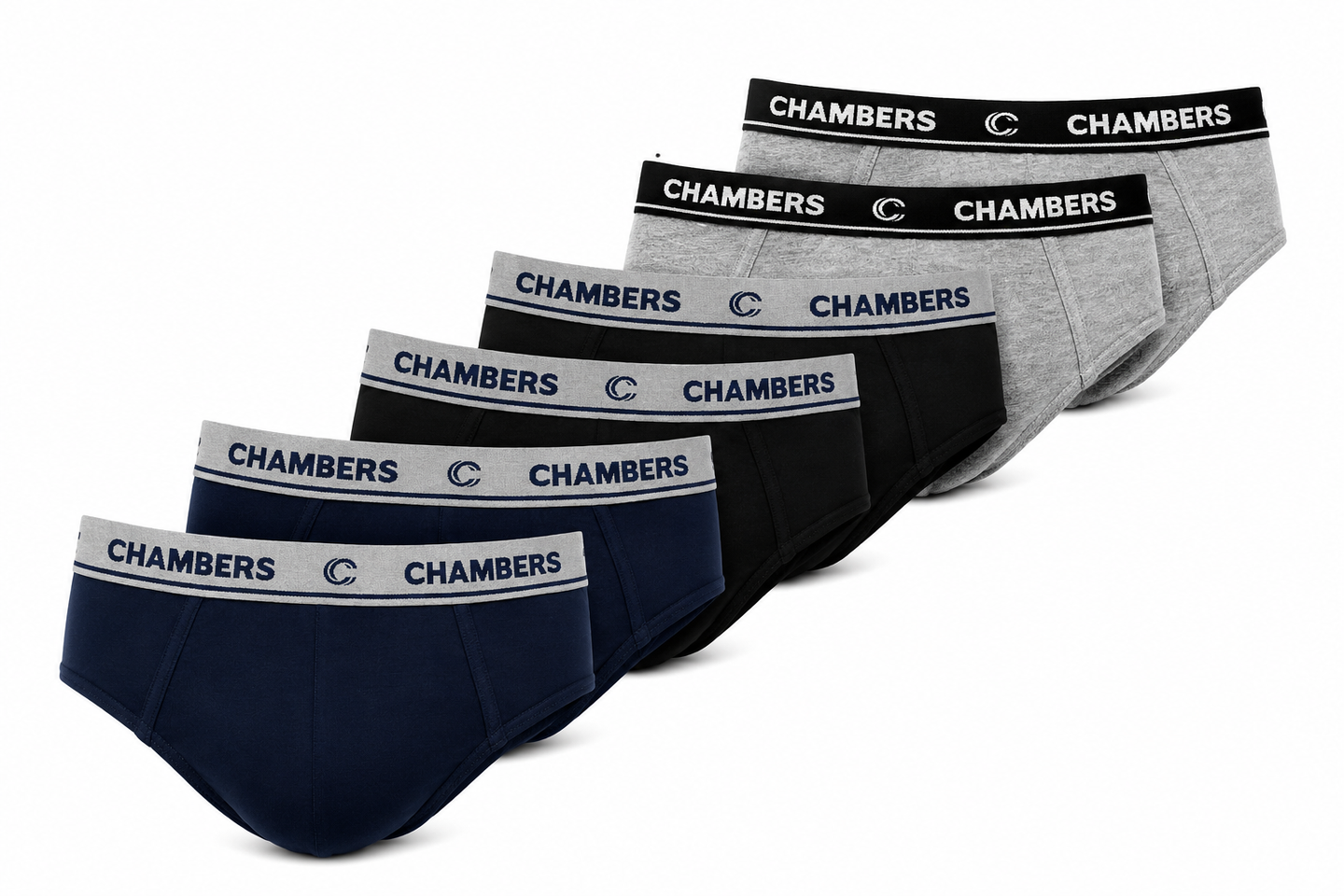 Slip Uomo Chambers  elasticizzato CH221 - 6pezzi