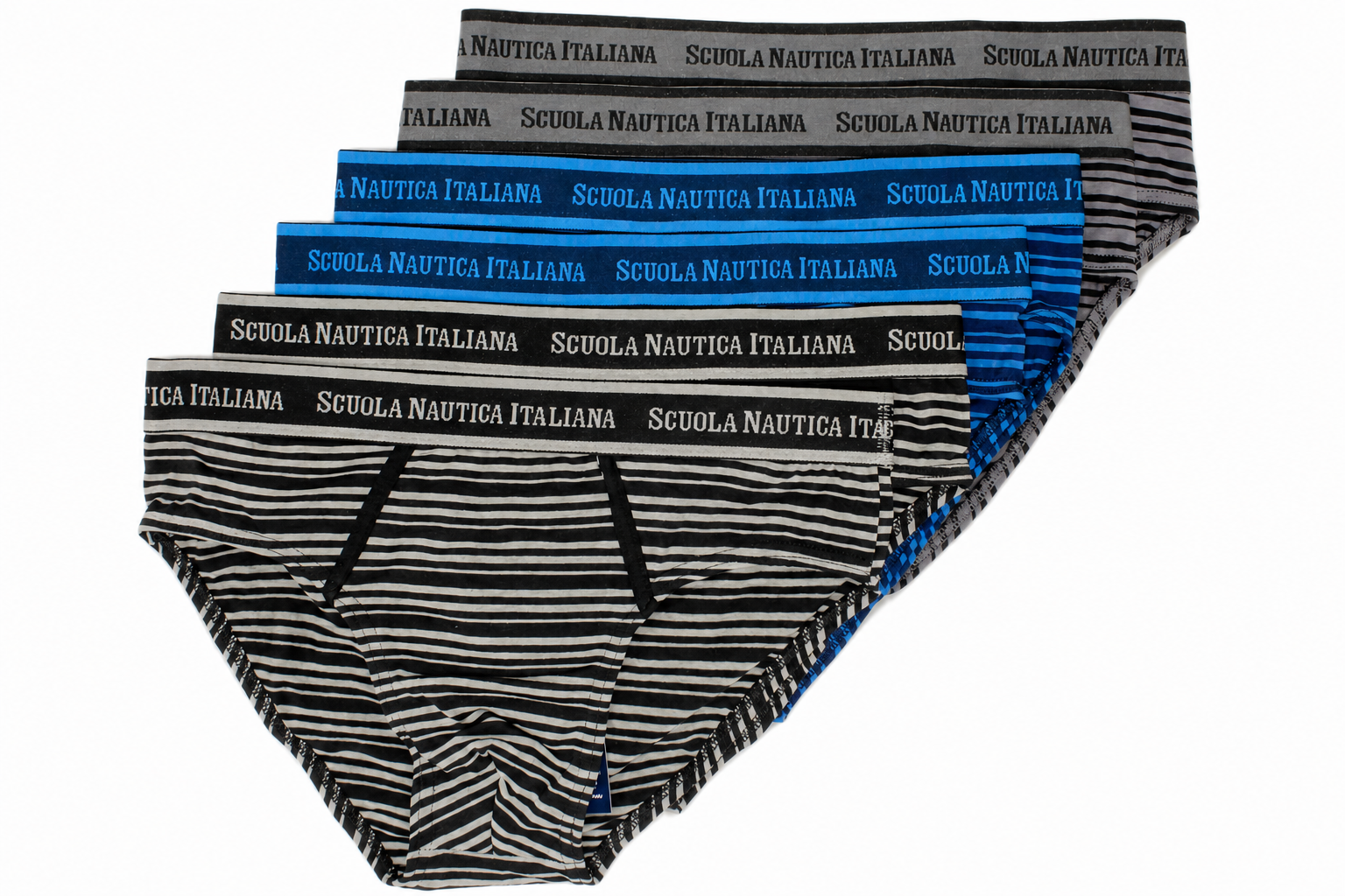 Slip Uomo Moda Scuola Nautica Italiana SNI2211 - 6pezzi