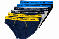 Slip Uomo Moda Scuola Nautica Italiana SNI2309 - 6pezzi