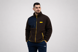 Felpa con zip da uomo in tessuto Teddy - PATM15