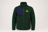 Felpa con zip da uomo in tessuto Teddy - PATM15