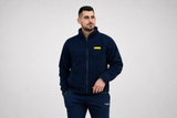 Felpa con zip da uomo in tessuto Teddy - PATM14