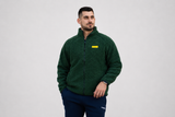 Felpa con zip da uomo in tessuto Teddy - PATM14