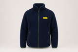 Felpa con zip da uomo in tessuto Teddy - PATM14