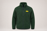 Felpa con zip da uomo in tessuto Teddy - PATM14