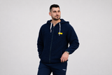 Felpa con zip e cappuccio da uomo in tessuto Teddy - PATM13