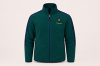 Maglia con zip da uomo in tessuto pile - PATM11