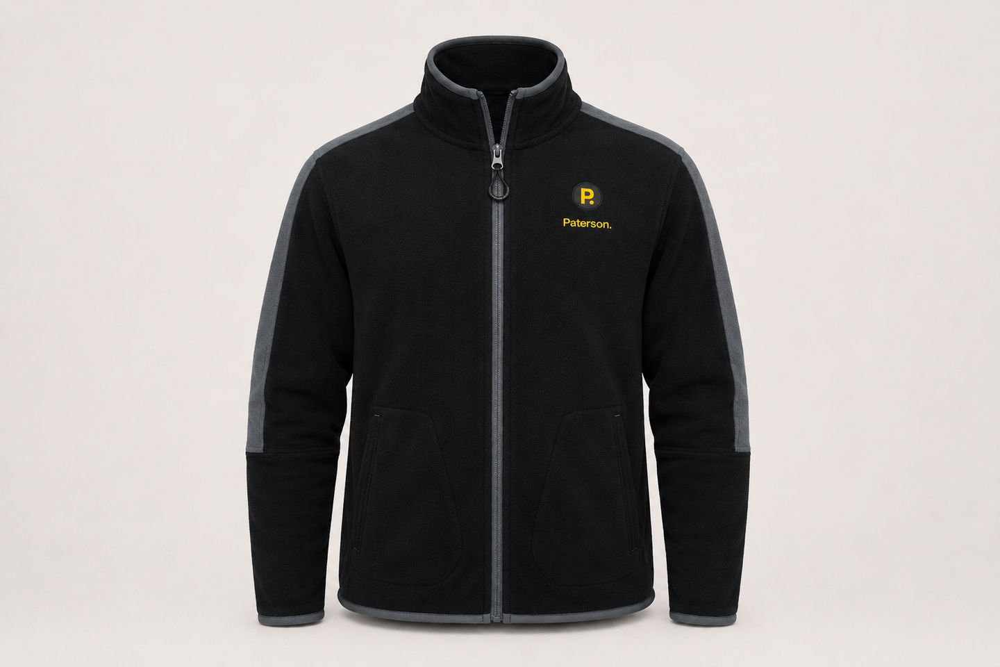 Maglia con zip da uomo in tessuto pile - PATM11