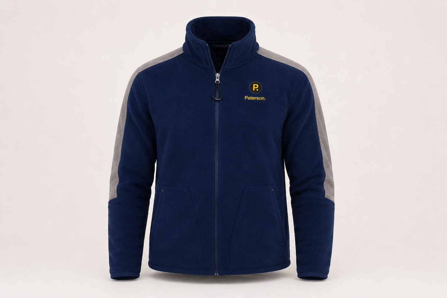 Maglia con zip da uomo in tessuto pile - PATM11
