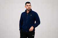 Maglia con zip da uomo in tessuto pile - PATM12