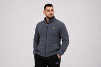 Maglia con zip da uomo in tessuto pile - PATM12