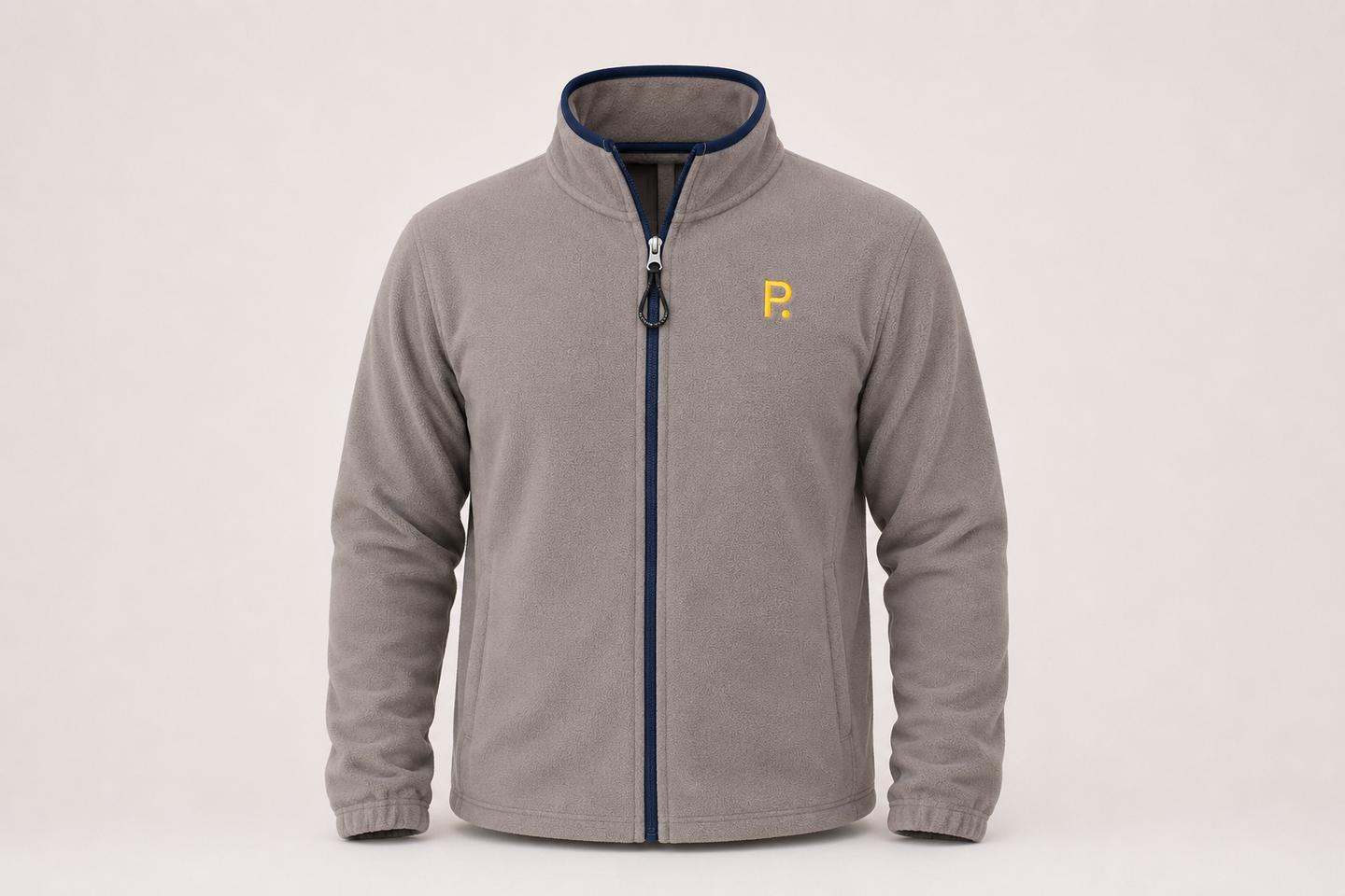 Maglia con zip da uomo in tessuto pile - PATM12