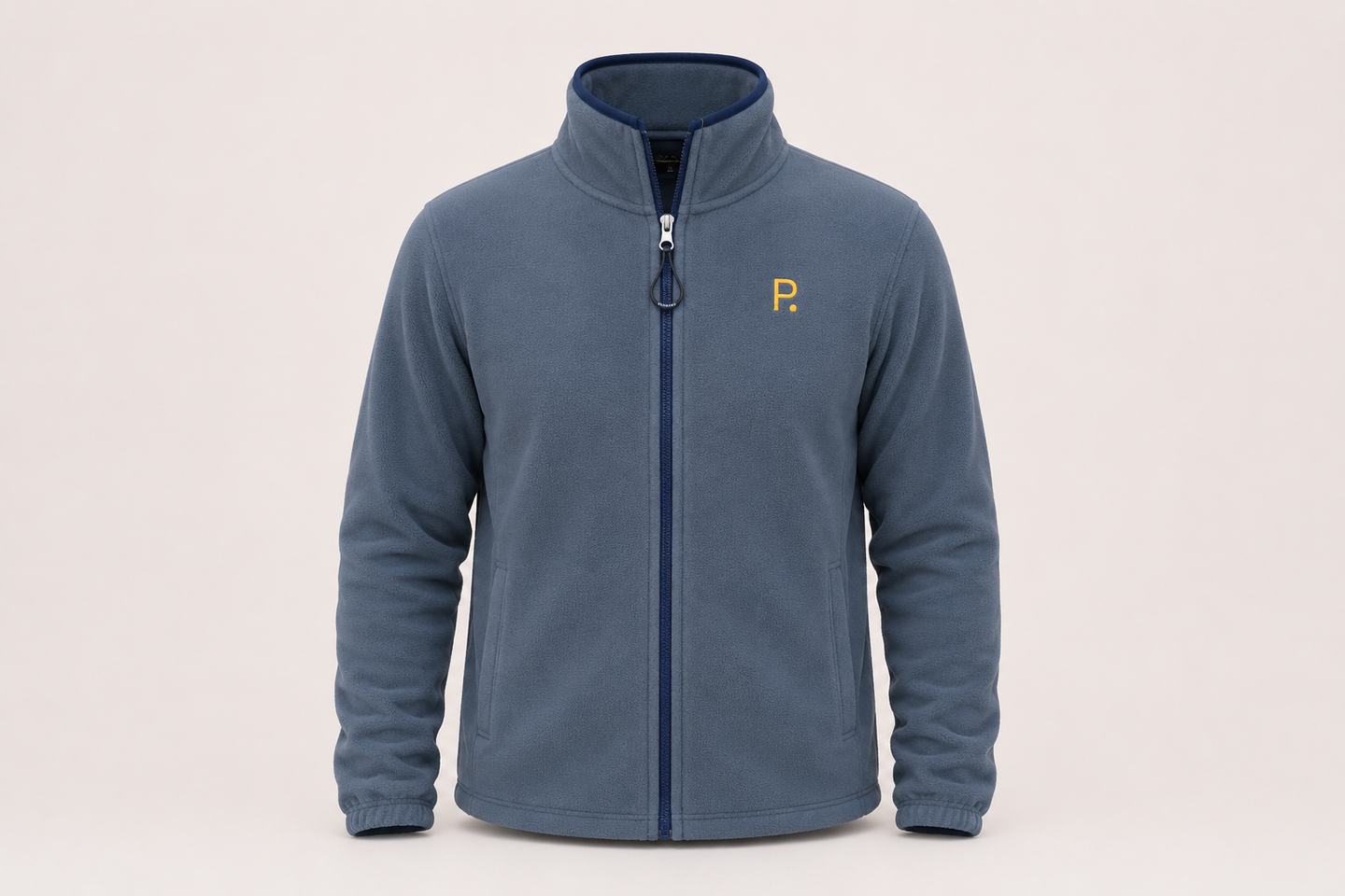 Maglia con zip da uomo in tessuto pile - PATM12