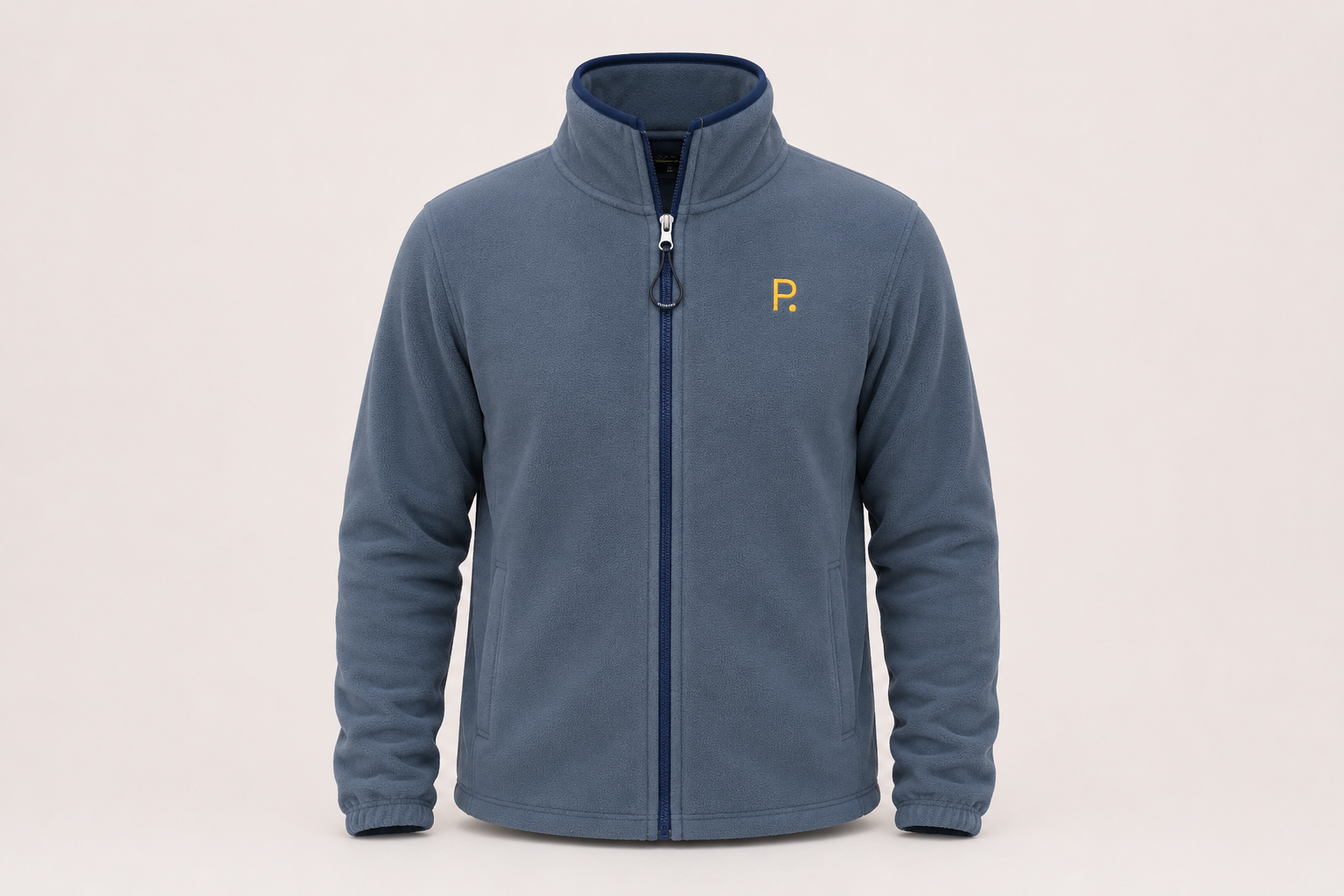 Maglia con zip da uomo in tessuto pile - PATM12