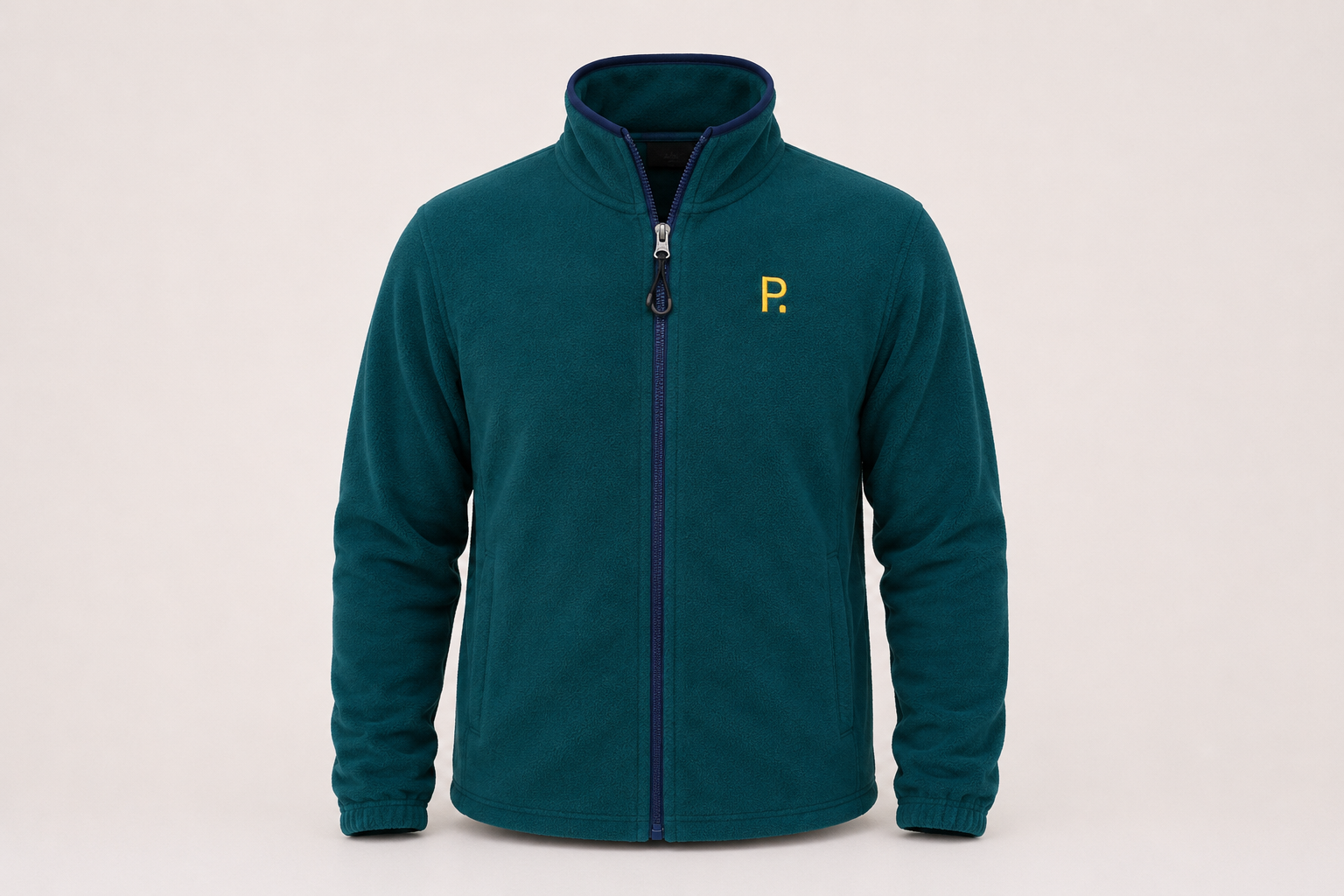 Maglia con zip da uomo in tessuto pile - PATM12