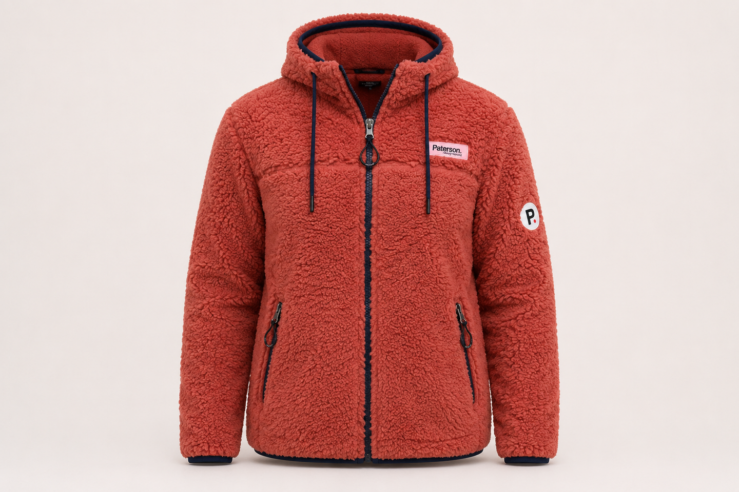Felpa con zip e cappuccio da donna in tessuto Sherpa - PATW36