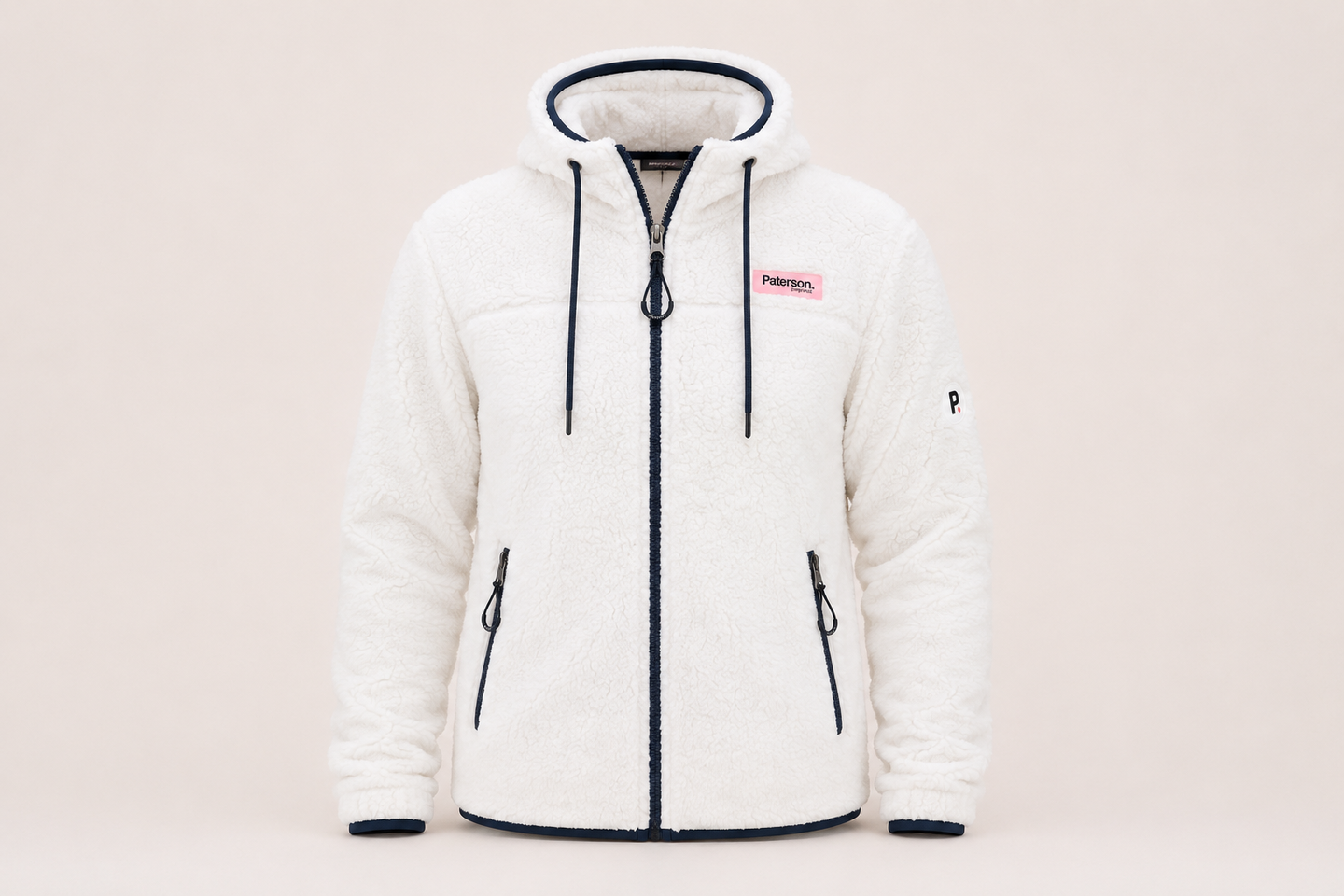 Felpa con zip e cappuccio da donna in tessuto Sherpa - PATW36