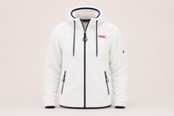 Felpa con zip e cappuccio da donna in tessuto Sherpa - PATW36