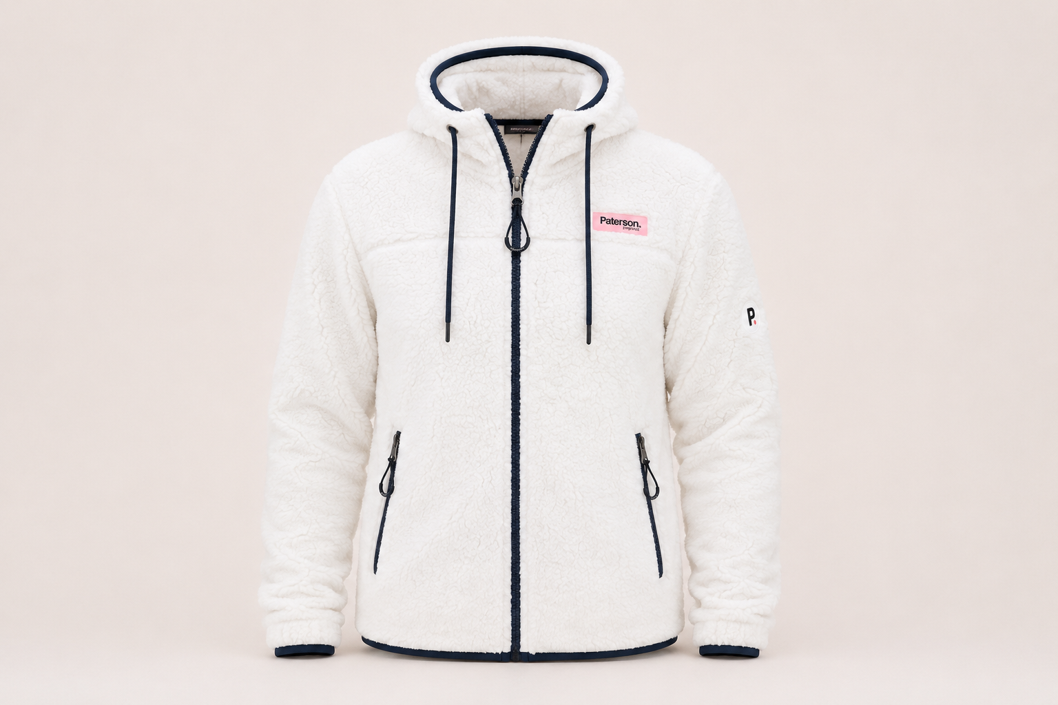 Felpa con zip e cappuccio da donna in tessuto Sherpa - PATW36