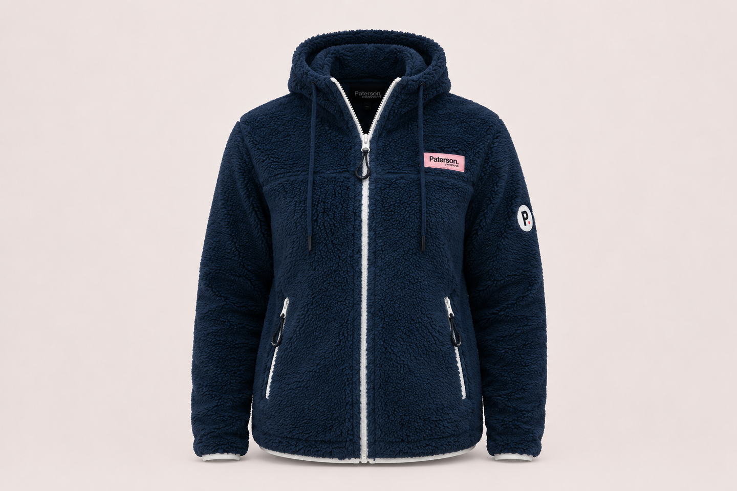 Felpa con zip e cappuccio da donna in tessuto Sherpa - PATW36