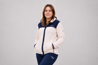 Maglia con cappuccio e zip da donna in tessuto pile - PATW33