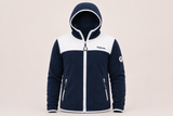 Maglia con cappuccio e zip da donna in tessuto pile - PATW33