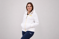 Felpa con zip e cappuccio da donna in tessuto Teddy - PATW11