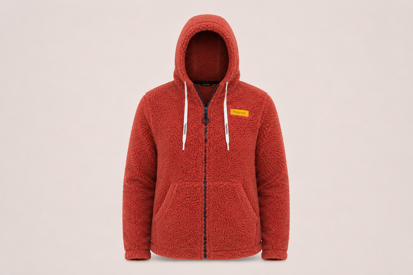 Felpa con zip e cappuccio da donna in tessuto Teddy - PATW11