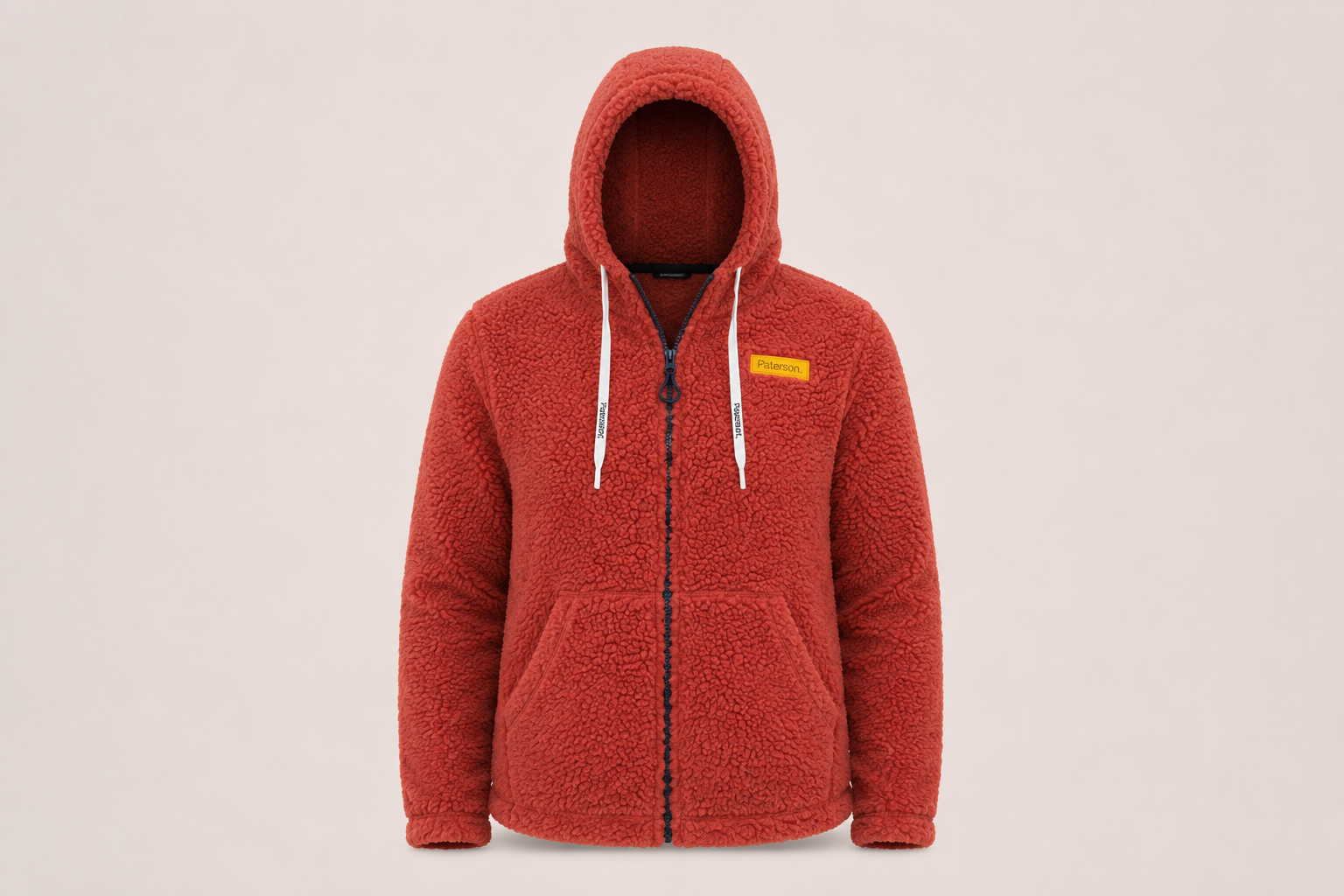 Felpa con zip e cappuccio da donna in tessuto Teddy - PATW11
