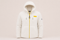 Felpa con zip e cappuccio da donna in tessuto Teddy - PATW11