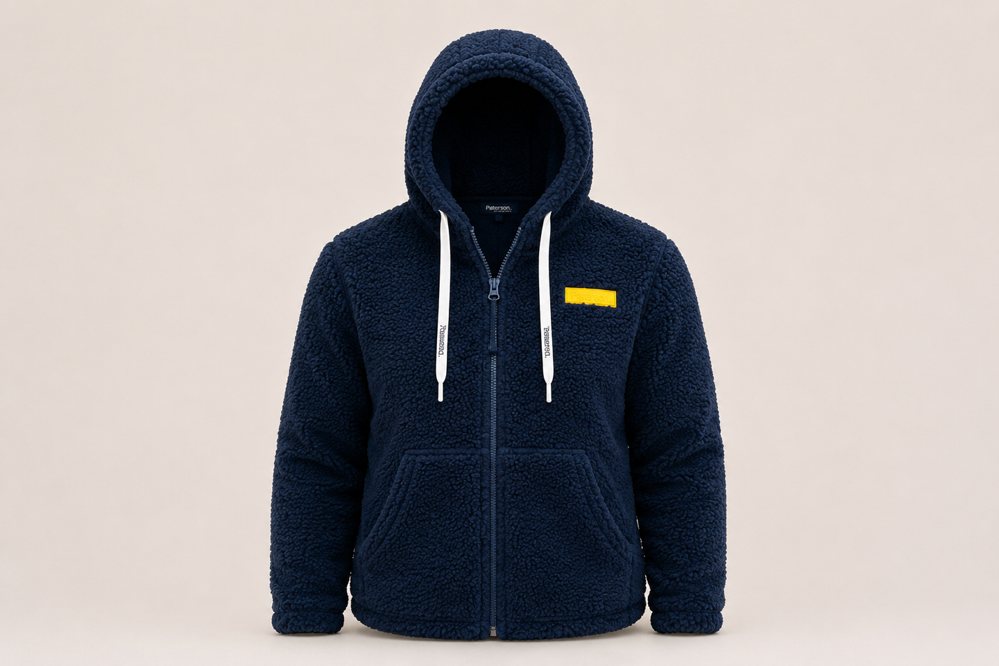 Felpa con zip e cappuccio da donna in tessuto Teddy - PATW11