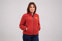Felpa con zip da donna in tessuto Teddy - PATW10