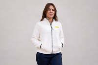 Felpa con zip da donna in tessuto Teddy - PATW10