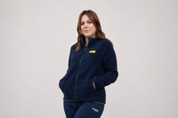 Felpa con zip da donna in tessuto Teddy - PATW10