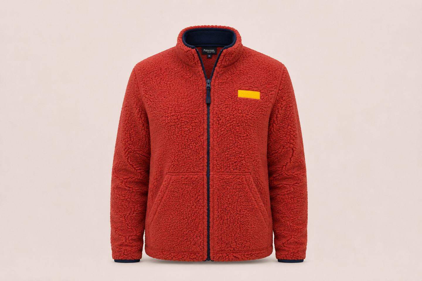 Felpa con zip da donna in tessuto Teddy - PATW10