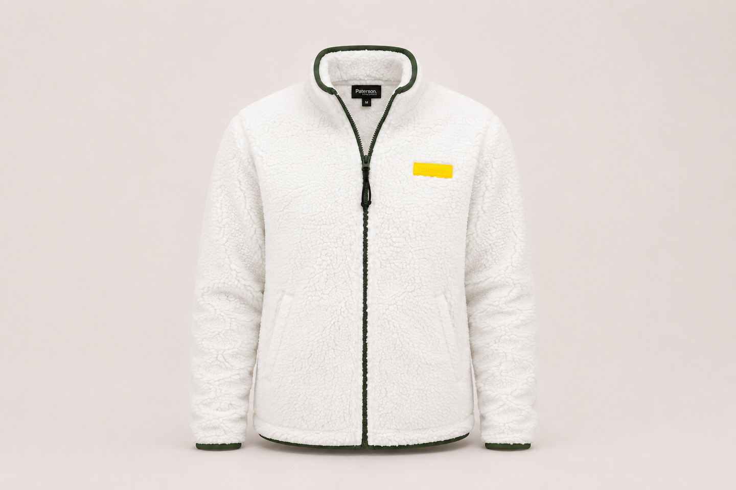 Felpa con zip da donna in tessuto Teddy - PATW10
